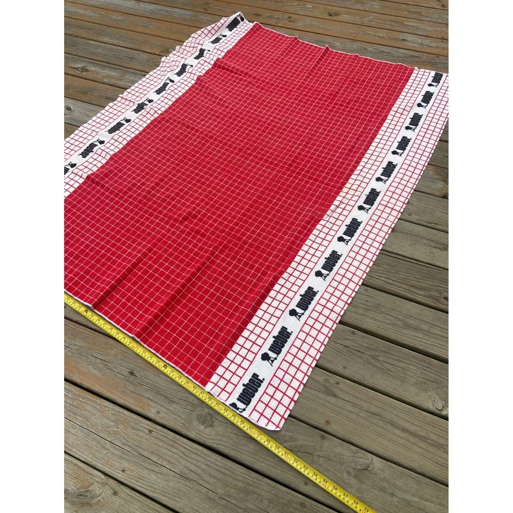 Weber Grills Beach Towel Tablecloth Picnic Blanket BBQ 64x48